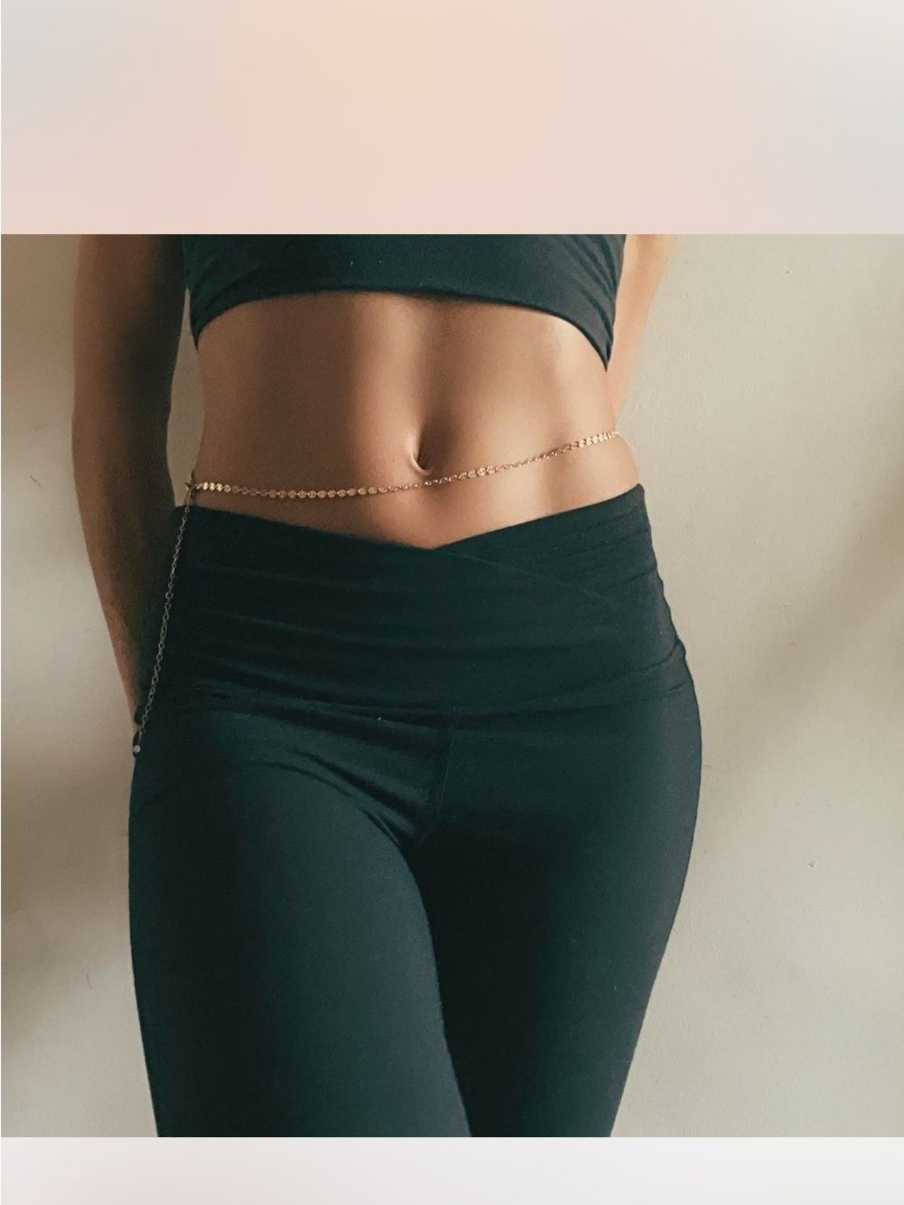 14k gold filled necklace / belly chain